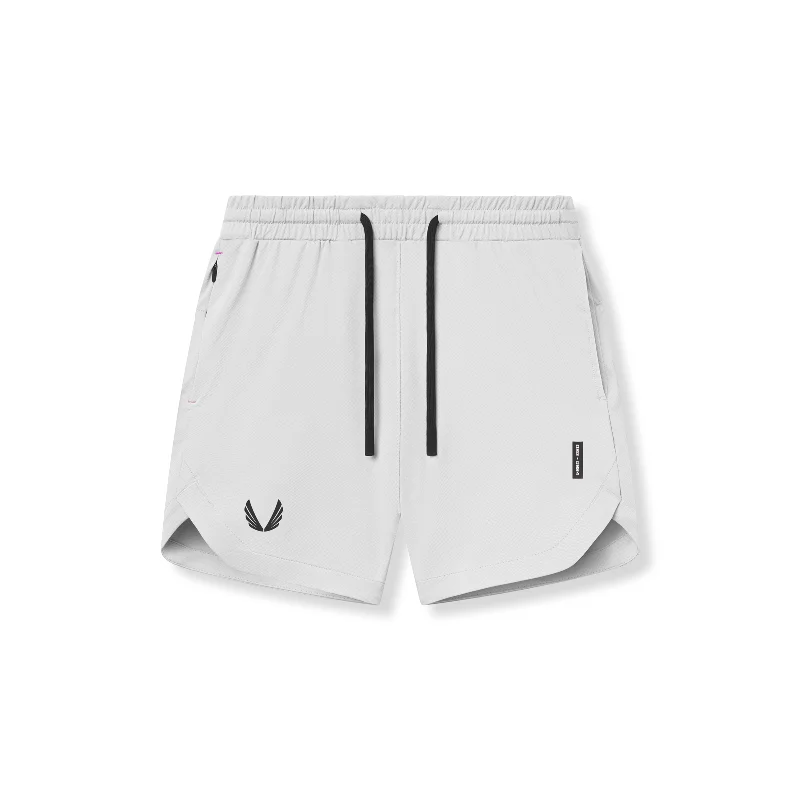 0994. AeroSilver® 7" Linerless Short - White Lumberjack