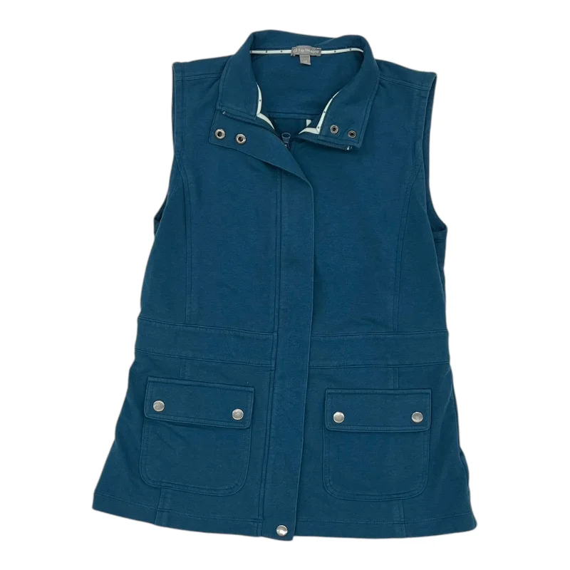 Vest Other By Talbots In Blue, Size:Xs Sleek Men's Contemporary 