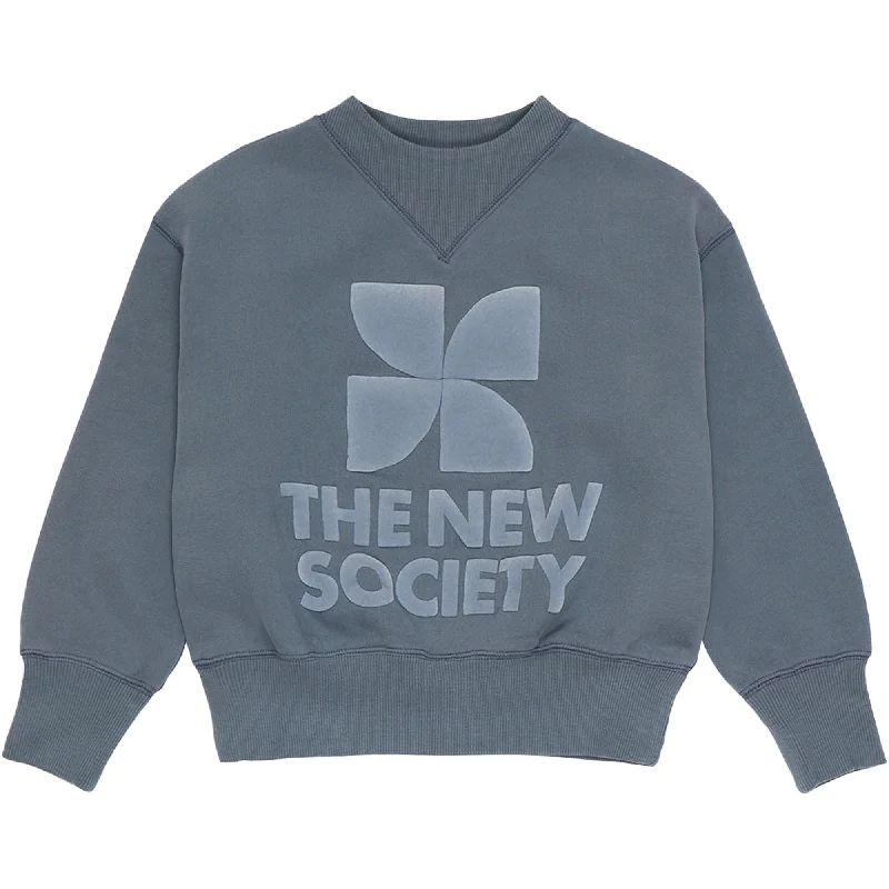 The New Society Amara Sweater Stormy Weather Business