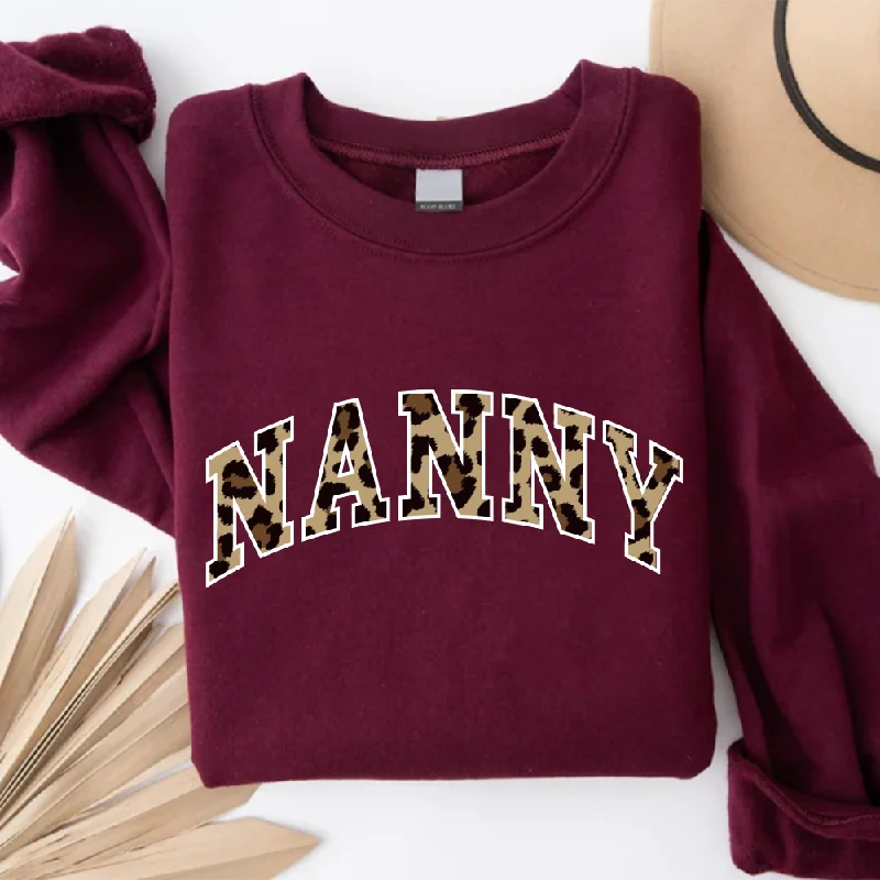 Nanny Leopard Varsity Sweatshirt Dynamic Men's Moto