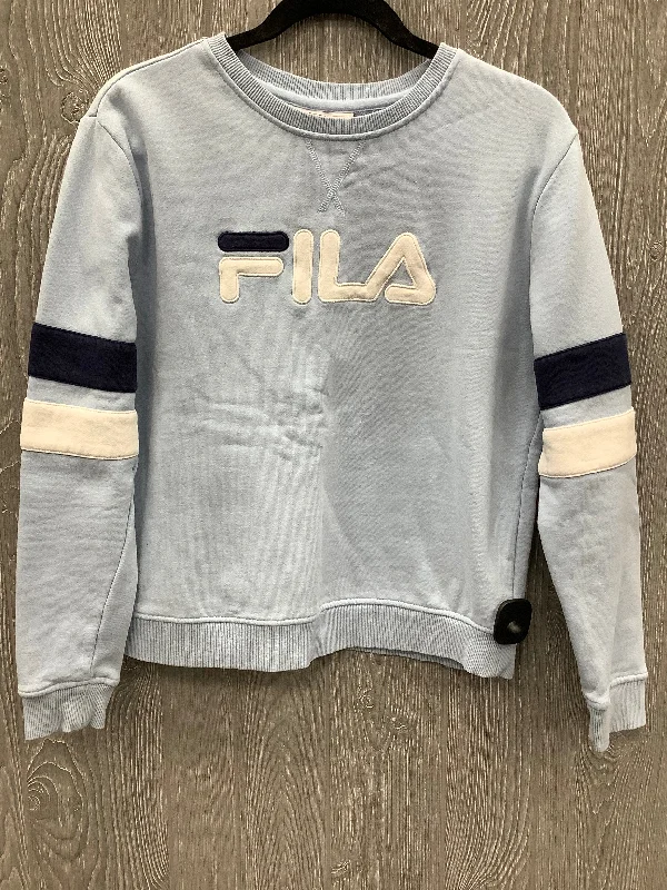 Sweatshirt Crewneck By Fila In Blue, Size: M Practical Men's Multi