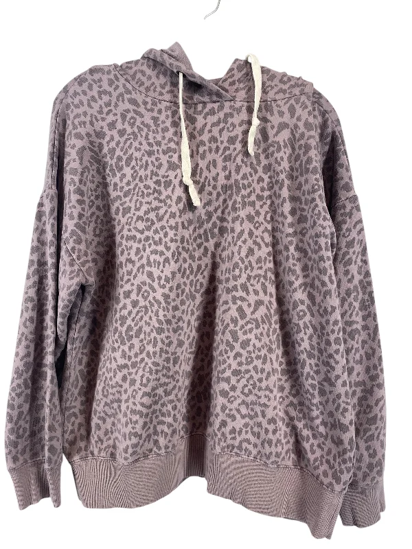 Sweatshirt Hoodie By Buffalo David Bitton In Animal Print, Size: L Modern Men's Geometric