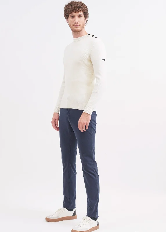 Voile Hiver chino pants - in stretch cotton twill (AMIRAL) Edgy Men's Punk