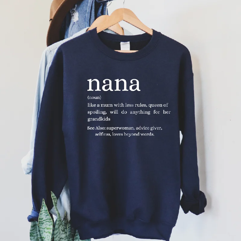 Modern NANA Definition Sweatshirt Lumberjack