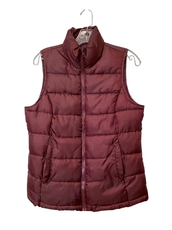 Vest Puffer & Quilted By Clothes Mentor In Maroon, Size: S Masculine Men's Thick