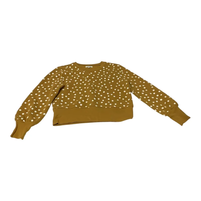 Sweatshirt Crewneck By Madewell In Yellow, Size: L Monochromatic All