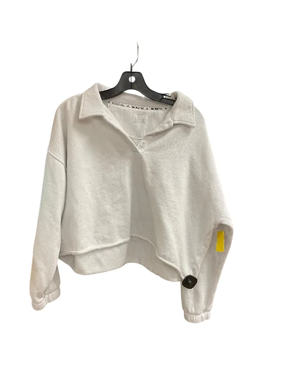 Sweatshirt Collar By Aerie In White, Size: M Elegant Men's Cashmere