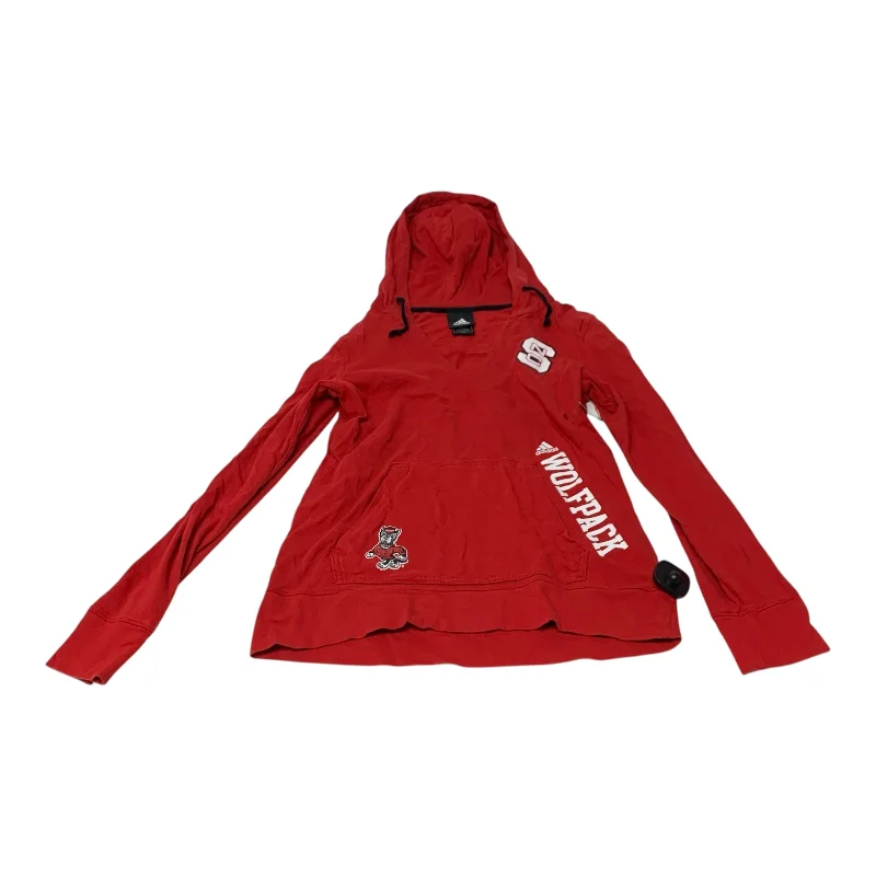 Athletic Sweatshirt Hoodie By Adidas In Red, Size: M Elegant Men's Cashmere