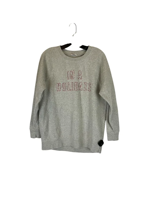 Sweatshirt Crewneck By American Eagle In Grey, Size: M Classic Men's Pin