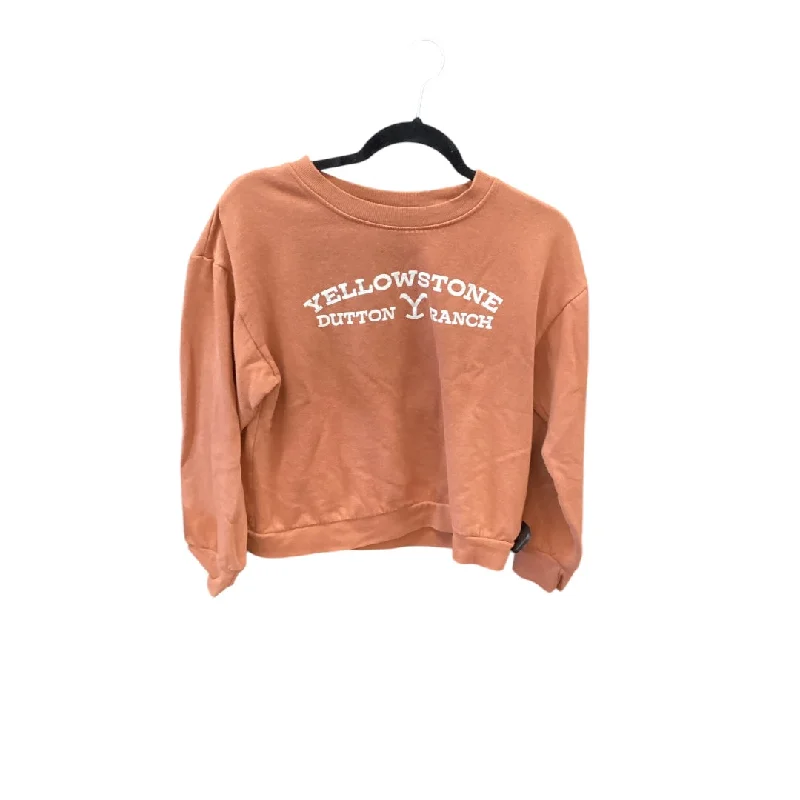 Sweatshirt Crewneck By Clothes Mentor In Orange, Size: M Tough Men's Military