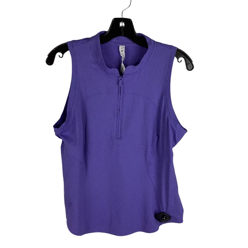 Athletic Tank Top By Lululemon In Purple, Size: 10 Earthy Men's Hemp