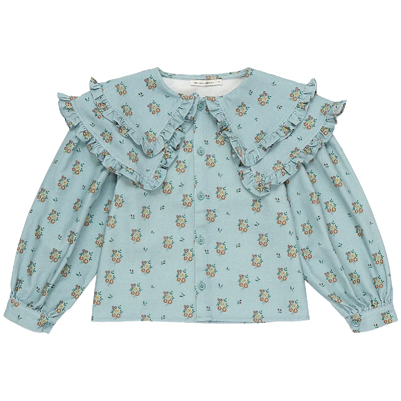 The New Society Jimena Blouse Bouquet Print Artistic Men's Hand
