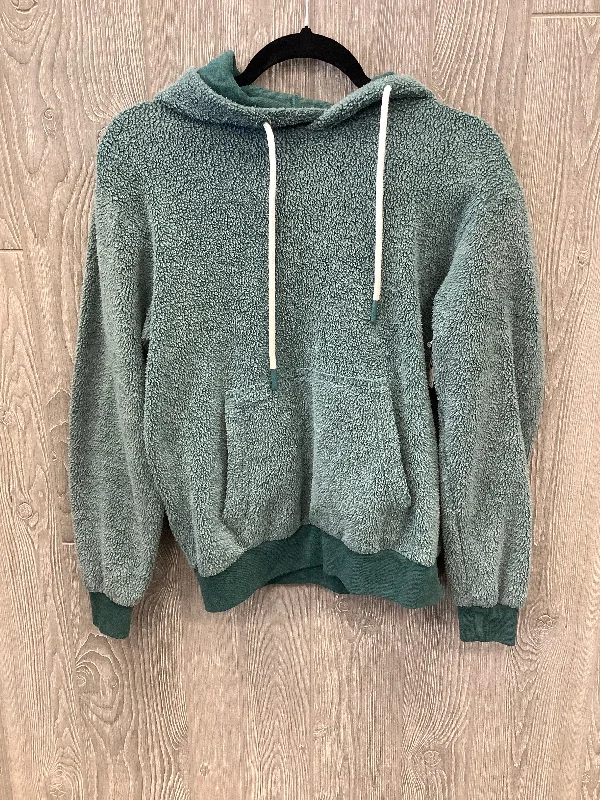 Sweatshirt Hoodie By Clothes Mentor In Green, Size: S Modern Men's Geometric