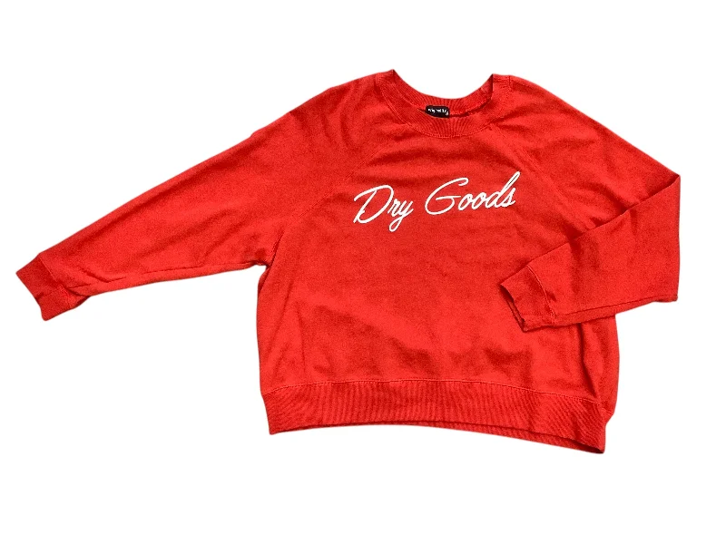 Sweatshirt Crewneck By Original Ty Wear In Red, Size: M Vintage Men's 1970S Disco