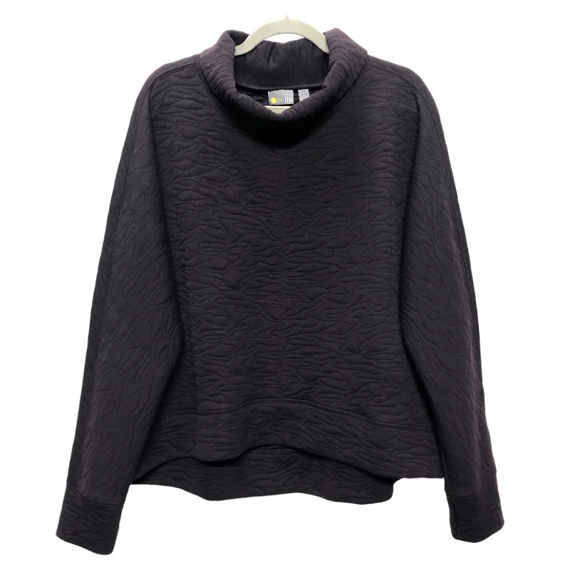 Sweatshirt Collar By Zella In Purple, Size:L Sophisticated Men's 