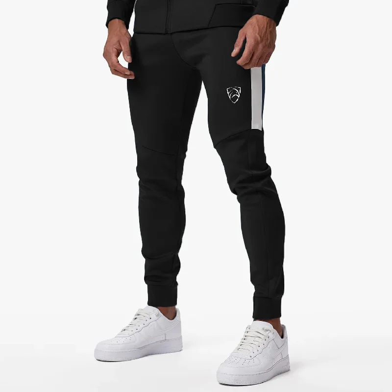 Tf-Black PolyFleece Squad Cuff Bottoms Unique Men's Patch