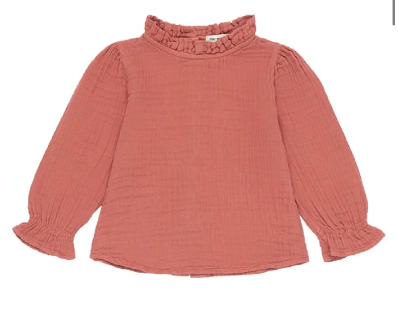 The New Society Julieta Baby Blouse Rose Dust Sleek Men's Contemporary 