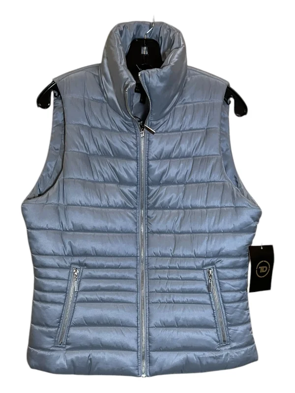Vest Puffer & Quilted By Clothes Mentor In Blue, Size: M Gym