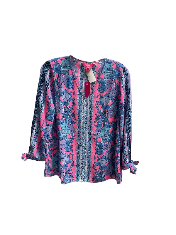 Top Long Sleeve By Lilly Pulitzer  Size: Xs Luxurious Men's High