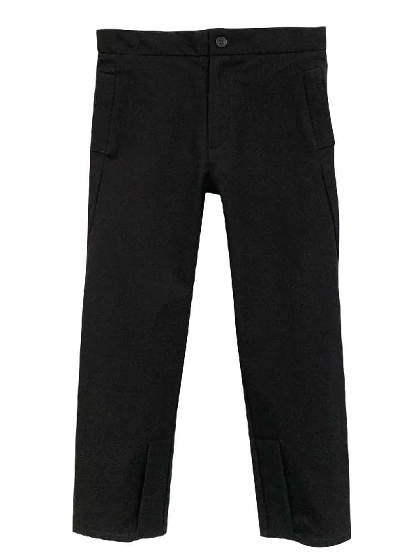 Polomi Black Trousers Monochromatic All