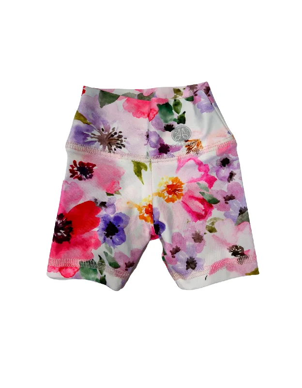 Pink Splash Biker Shorts Trendy Men's Oversized