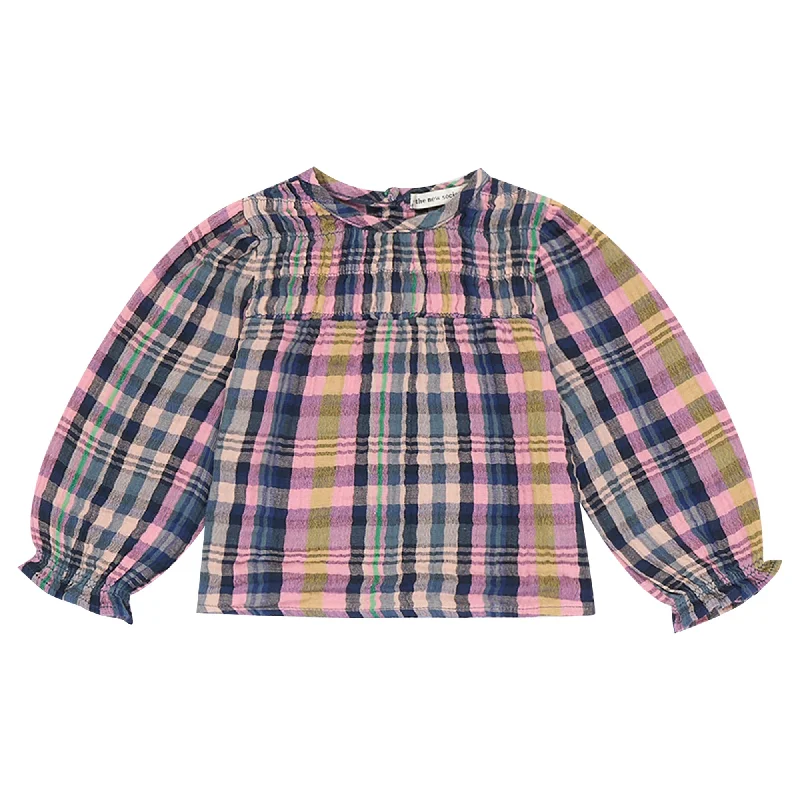 The New Society Ricarda Baby Blouse Check Business