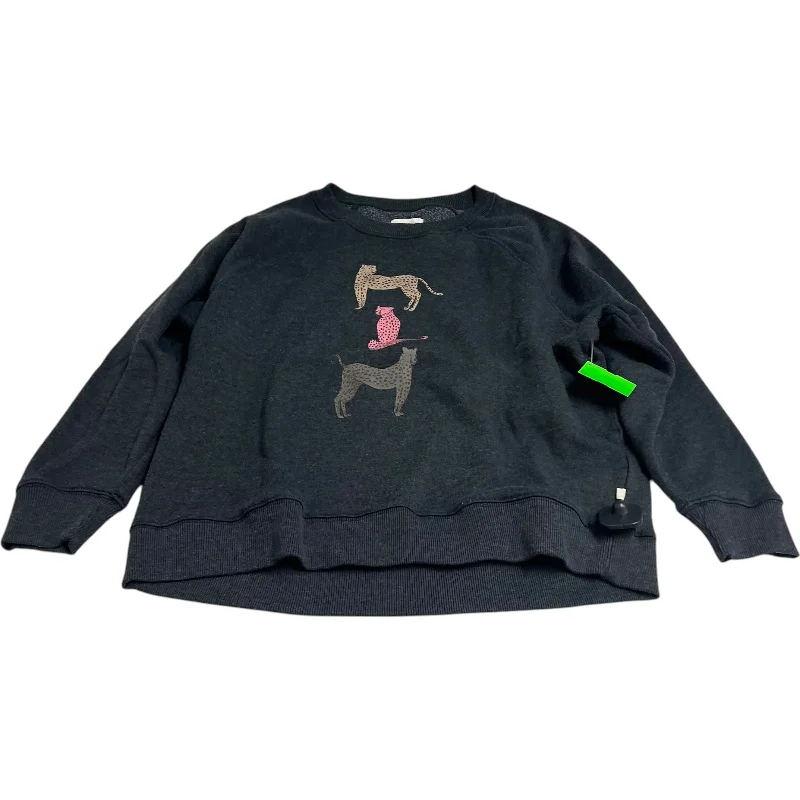 Sweatshirt Crewneck By Lou And Grey In Grey, Size: M Artistic Men's Hand