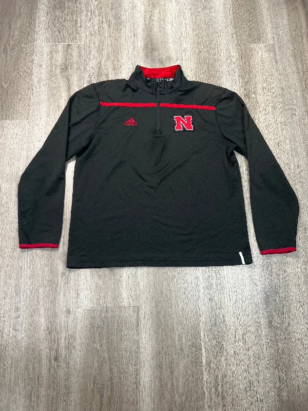 Sweatshirt Collar By Adidas In Black, Size: M Youthful Men's Anime