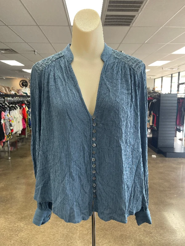 Top Long Sleeve By Free People  Size: Xs Artistic Men's Hand