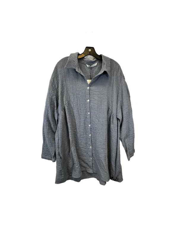Top Long Sleeve By Zara  Size: Xxl Practical Men's Multi
