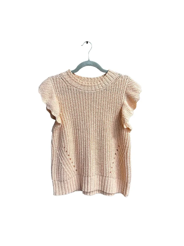 Vest Sweater By Universal Thread In Peach, Size: L Gym
