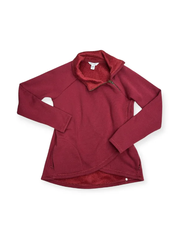 Athletic Sweatshirt Crewneck By Athleta In Red, Size: S Refined Men's Classic 