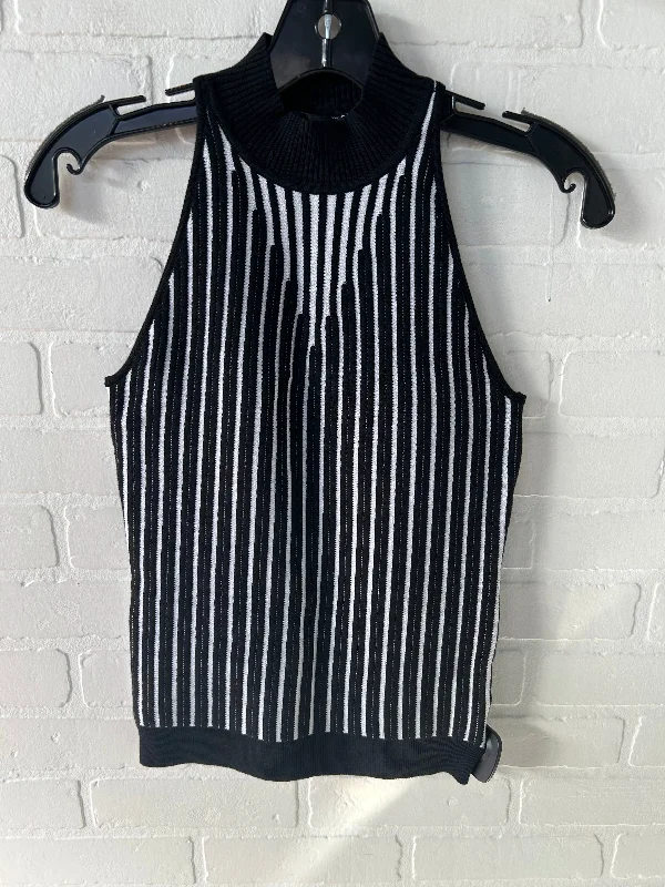 Vest Sweater By Bebe In Black & White, Size: Xs Refined Men's Hand