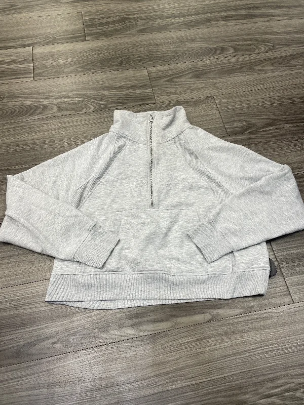 Sweatshirt Collar By Danskin In Grey, Size: Xl Streetwear Style