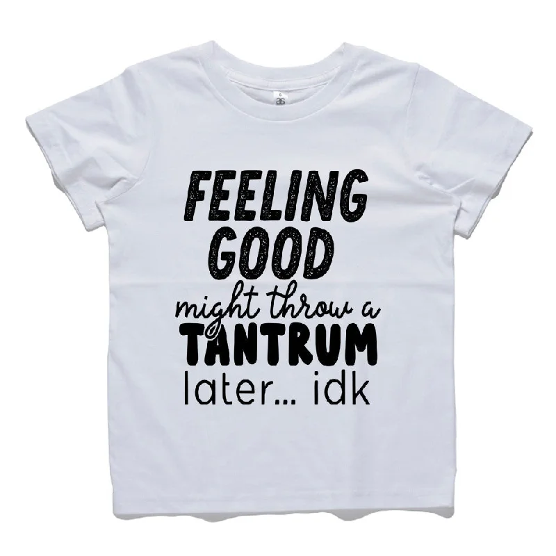 MRK Basics Cool Kid Slogans White Tee Classic Men's Pin
