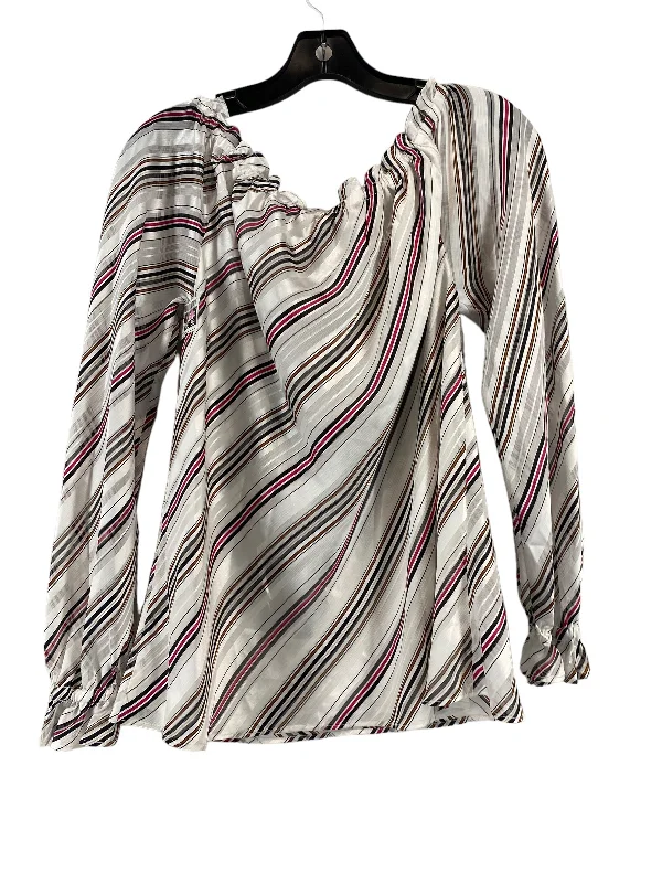 Top Long Sleeve By White House Black Market  Size: M Modern Men's 