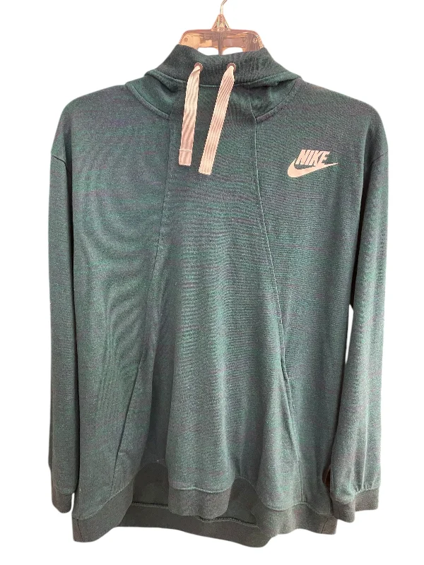 Sweatshirt Hoodie By Nike In Green, Size: L Tough Men's Military