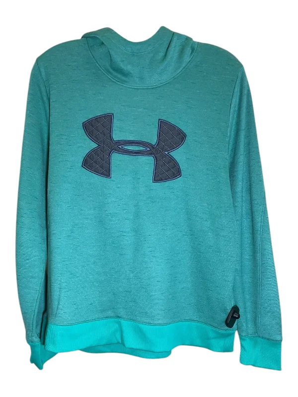 Sweatshirt Hoodie By Under Armour In Green, Size: L Youthful Men's Anime