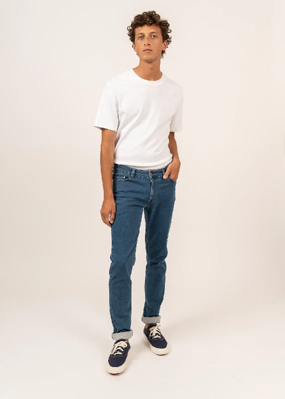 Jasper knit jeans - comfort fit, in cotton (COOPER JEAN) Refined Men's Velvet