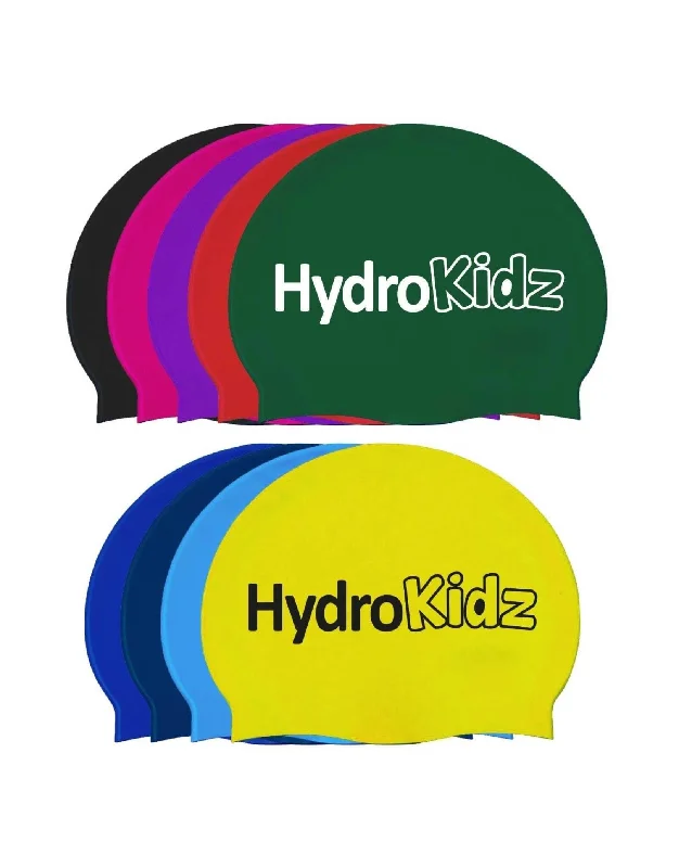 Children's Silicone Swim Caps - HydroKidz Sharp Men's Italian