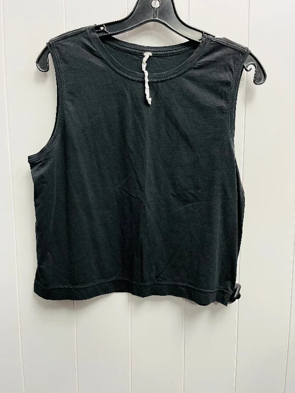 Athletic Tank Top By Lululemon In Black, Size: 6 Sporty Men's Tennis