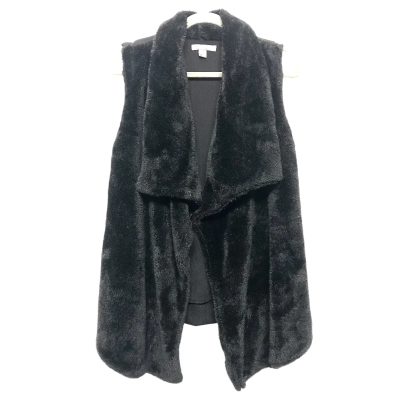 Vest Faux Fur & Sherpa By Clothes Mentor In Black, Size:M Practical Men's Multi