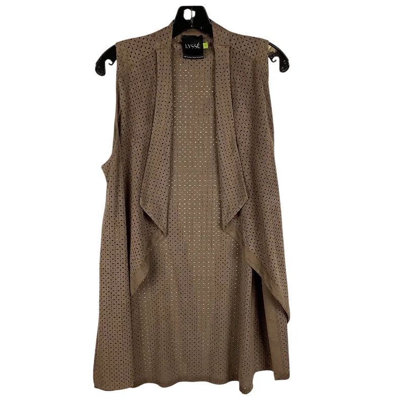 Vest Designer By Lysse In Brown, Size: S Athletic Men's Compression