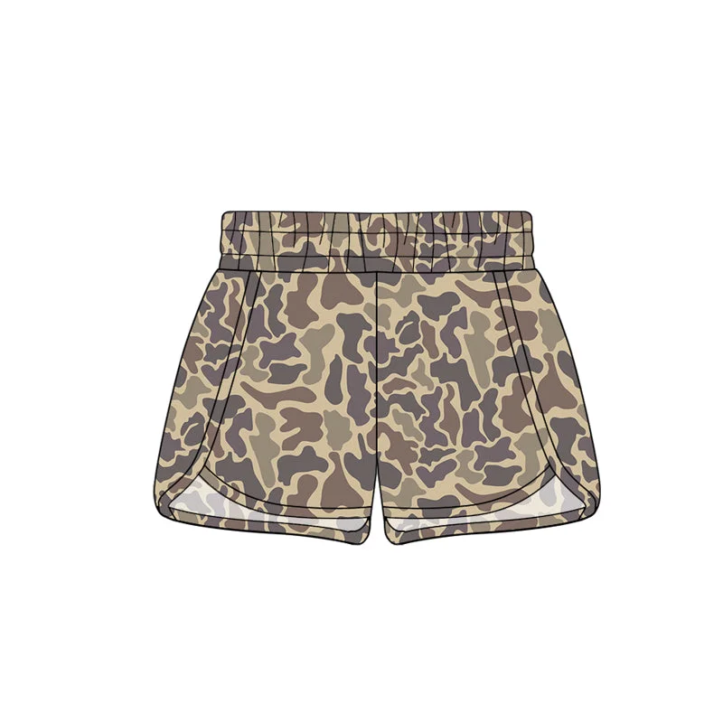 Preorder SS0374 Adult female camo light brown shorts Classic Men's Pin