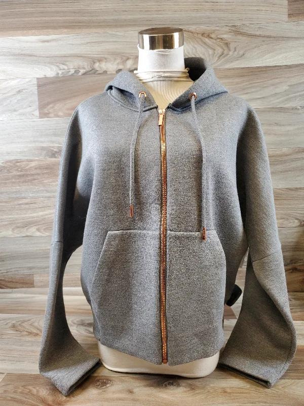 Sweatshirt Hoodie By Clothes Mentor In Grey, Size: L Cclassic Men's Tweed