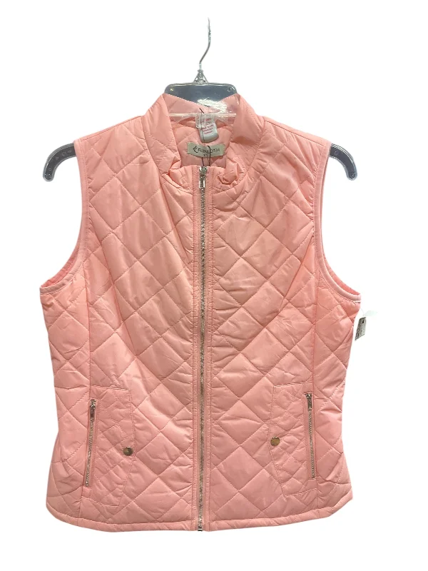 Vest Puffer & Quilted By Clothes Mentor In Pink, Size: S Beach