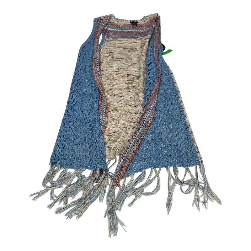 Vest Other By New Directions In Blue & Cream, Size: S Sporty Men's Athleisure 