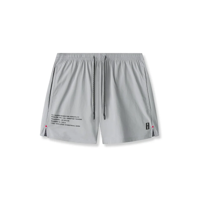 0942. Aerotex™ 5" Training Short - Slate Grey Sporty Men's Tennis