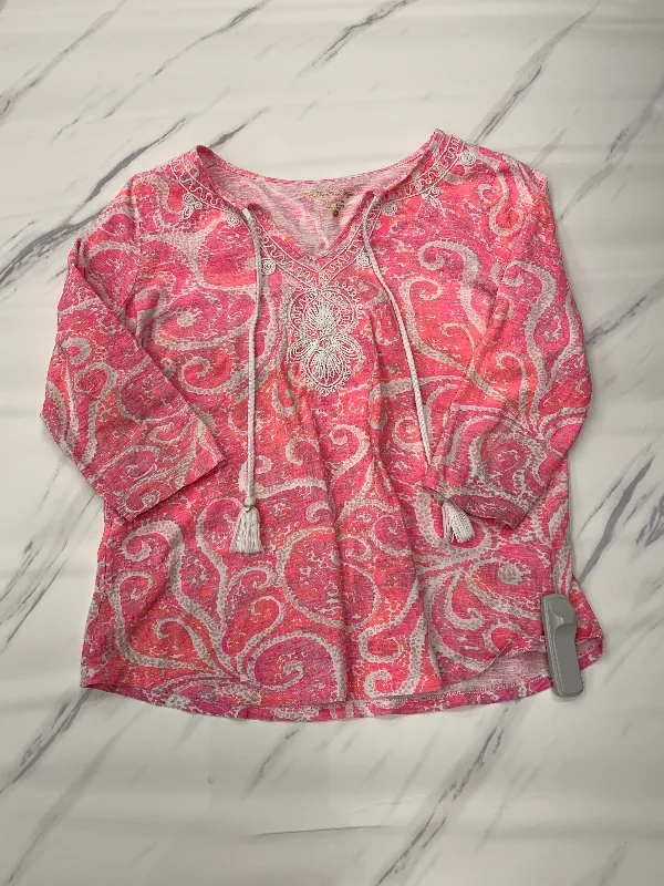 Top Long Sleeve By Lilly Pulitzer  Size: S Bold Men's Statement
