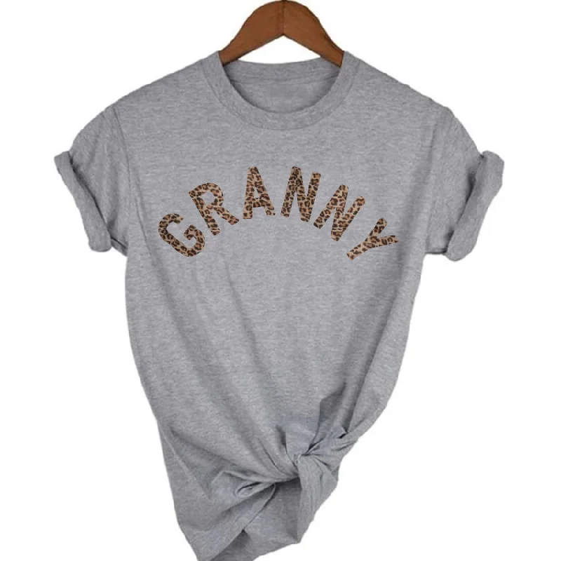 Granny Leopard T-Shirt (MRK X) Masculine Men's 